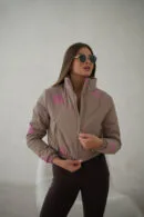 Kurtka damska BG Rebel | cappuccino