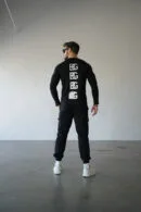 Longsleeve męski BG Blur | czarny