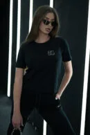 T-shirt damski BG Blink | czarny