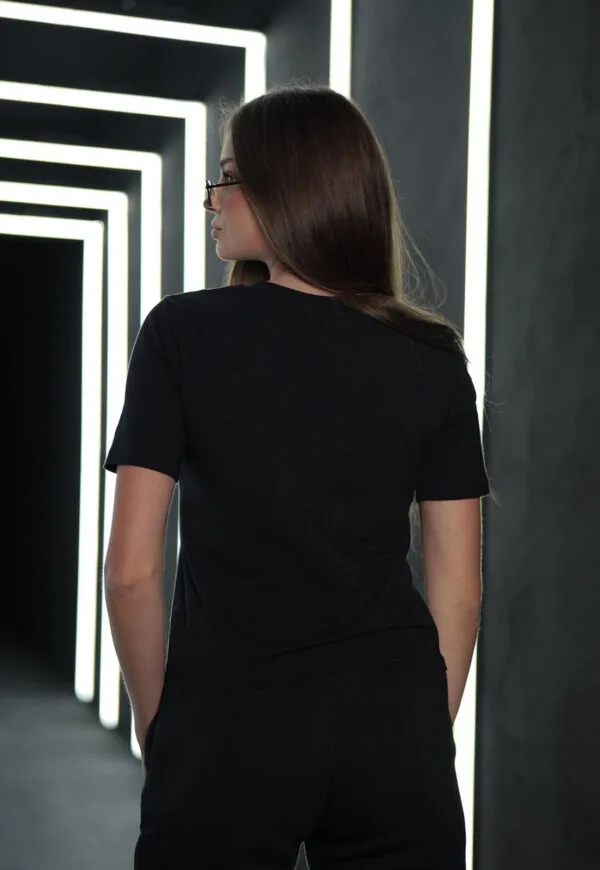 T-shirt damski BG Blink | czarny