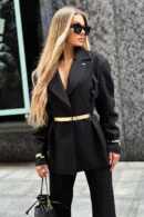 Marynarka damska BG Femme | czarny