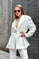 Marynarka damska BG Femme | biały