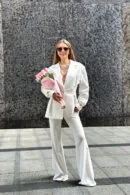 Marynarka damska BG Femme | biały