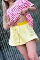 Spódnica damska BG Pocket | bananowy