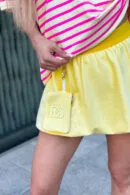Spódnica damska BG Pocket | bananowy