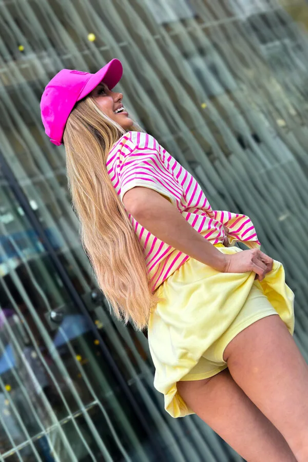 Spódnica damska BG Pocket | bananowy