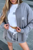 T-Shirt damski BG Ocean | biały - szary