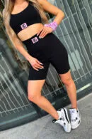 Legginsy kolarki damskie BG Girl | czarny