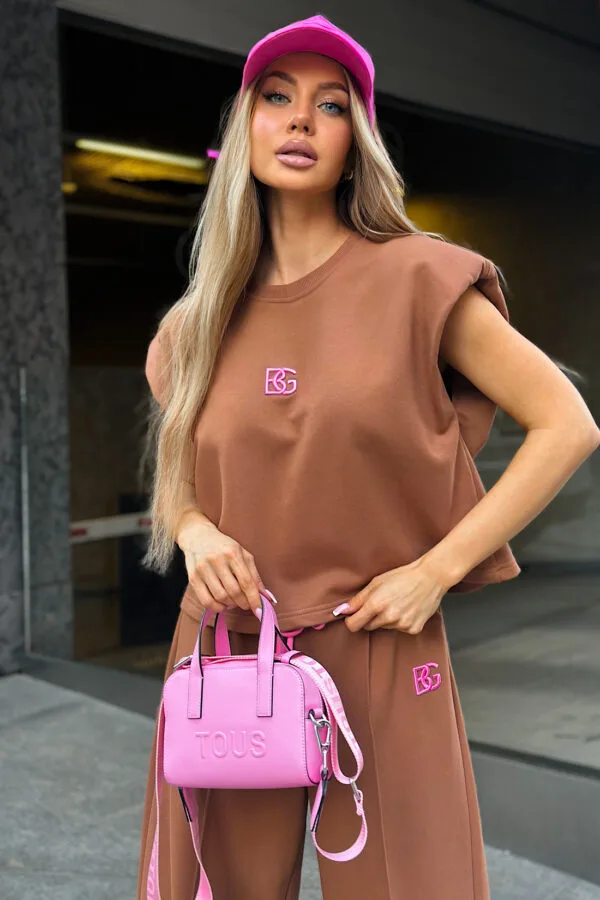 Bluzka damska BG Dream | mokka