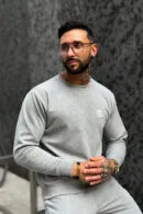 Bluza męska BG Basic | szary melanż