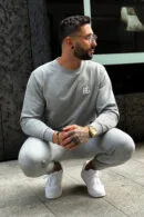 Bluza męska BG Basic | szary melanż