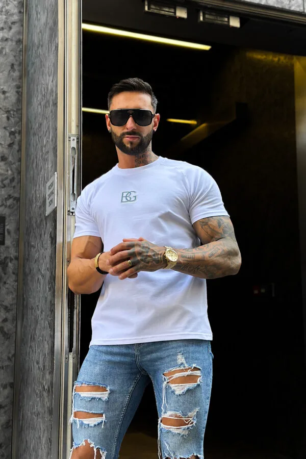 T-Shirt męski BG Ever | biały