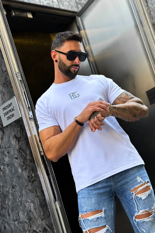 T-Shirt męski BG Ever | biały