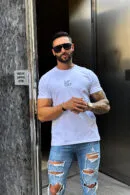 T-Shirt męski BG Ever | biały