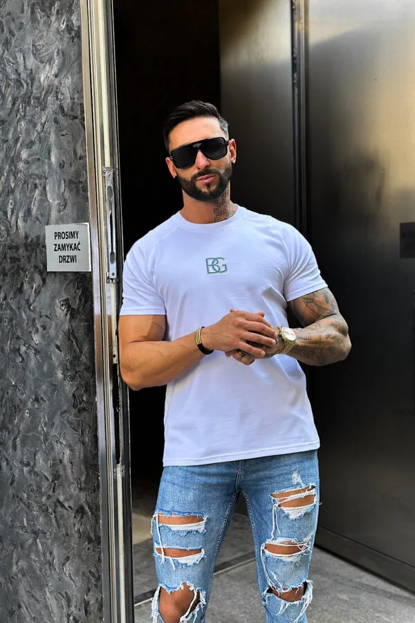 T-Shirt męski BG Ever | biały