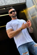 T-Shirt męski BG Ever | biały