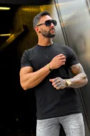 T-Shirt męski BG Signature | czarny