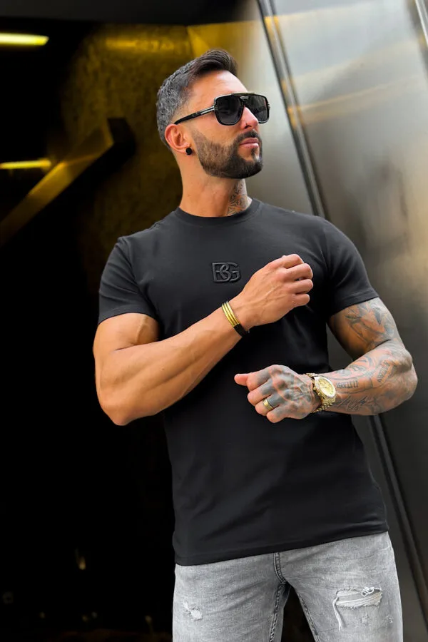 T-Shirt męski BG Signature | czarny