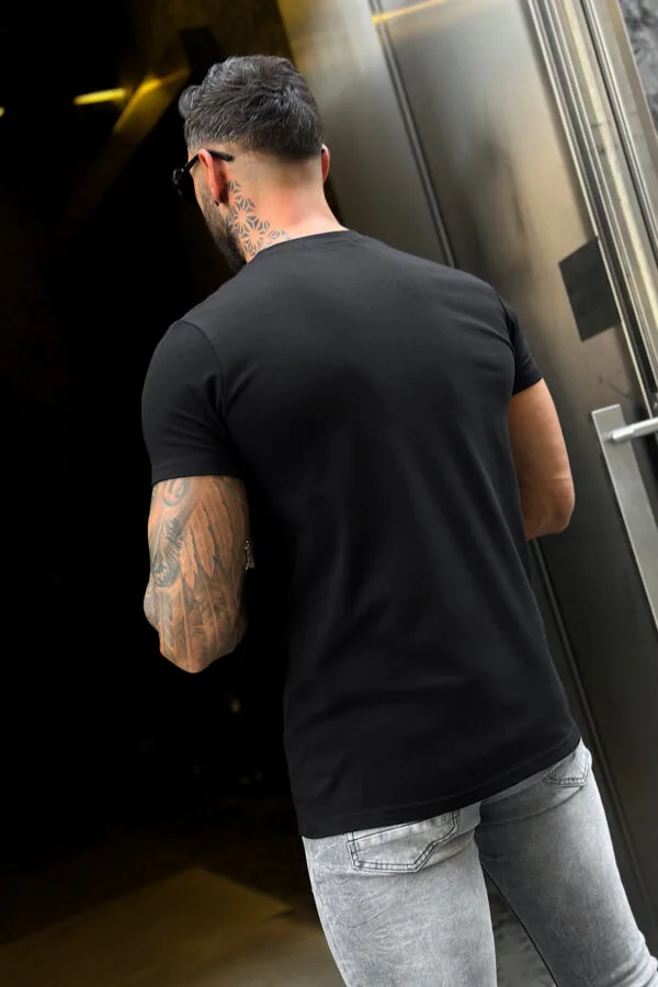 T-Shirt męski BG Signature | czarny