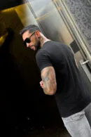 T-Shirt męski BG Signature | czarny