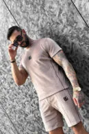 T-Shirt męski BG Silk | beż