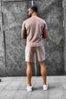 T-Shirt męski BG Silk | beż