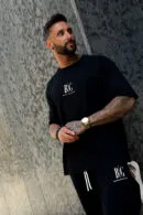 T-Shirt męski BG Fifi | czarny