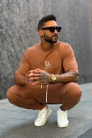 T-Shirt męski BG Fifi | mokka
