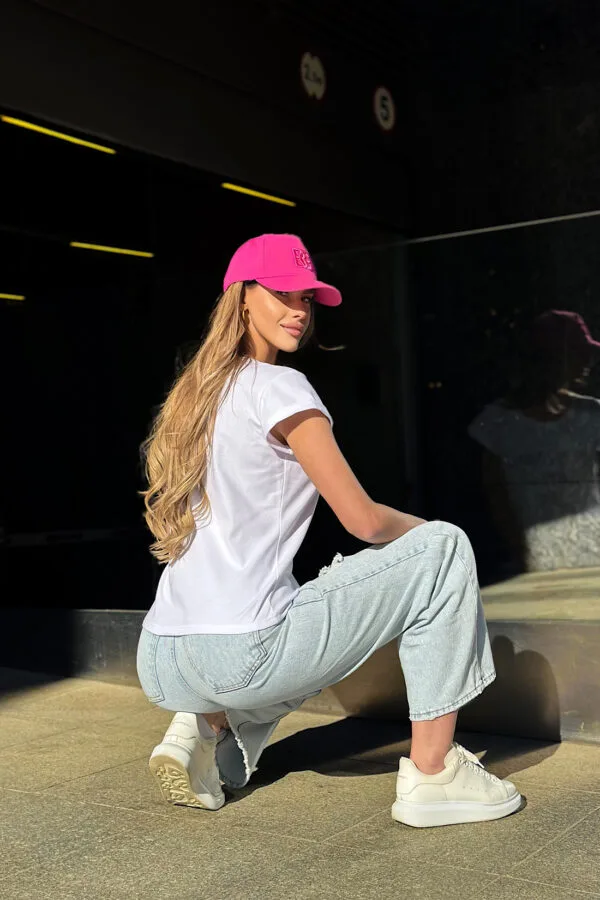 T-Shirt damski BG Baby | biały