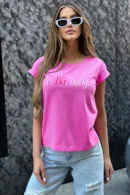 T-Shirt damski BG Baby | róż