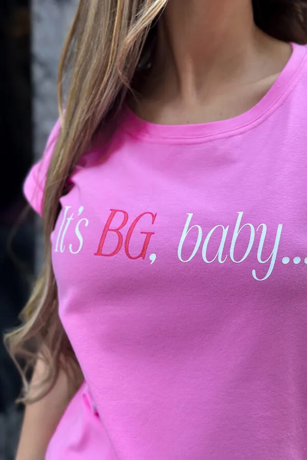 T-Shirt damski BG Baby | róż