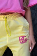 Spodnie damskie BG Trip | bananowy