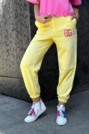 Spodnie damskie BG Trip | bananowy