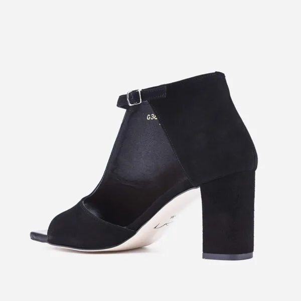 Sandały Visconi 7683 - Nero Zamsz
