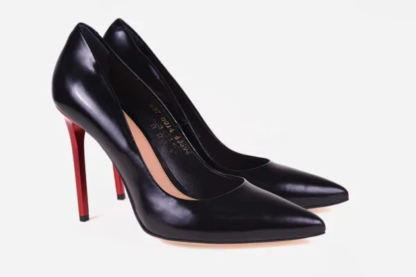 Czółenka Visconi 8014 - Nero Shine
