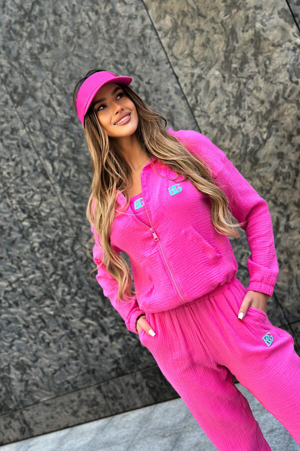 Dres 3-częściowy damski BG Soft | różowy