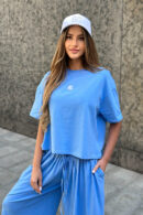 T-Shirt damski BG Early | niebieski