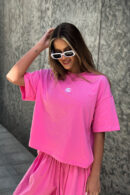 T-Shirt damski BG Early | różowy