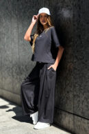 T-Shirt damski BG Early | czarny