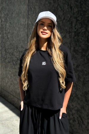 T-Shirt damski BG Early | czarny