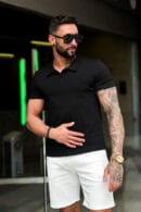 T-Shirt męski BG Polo | czarny
