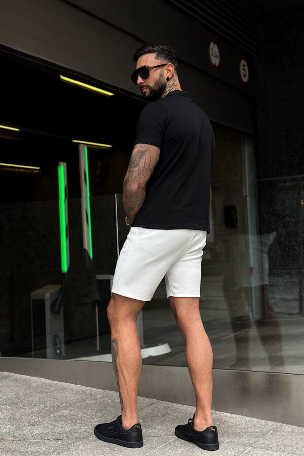 T-Shirt męski BG Polo | czarny