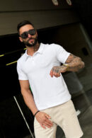 T-Shirt męski BG Polo | biały