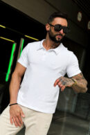 T-Shirt męski BG Polo | biały