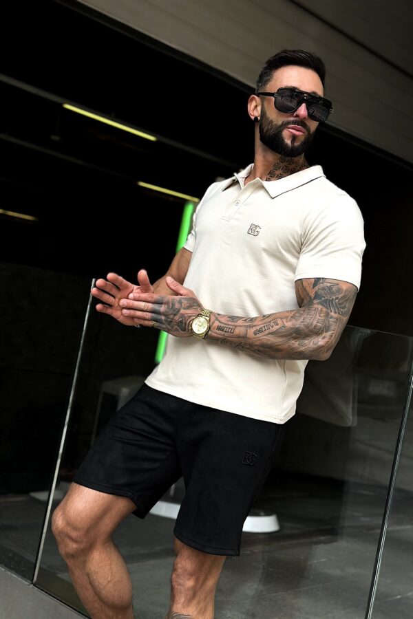 T-Shirt męski BG Polo | beż