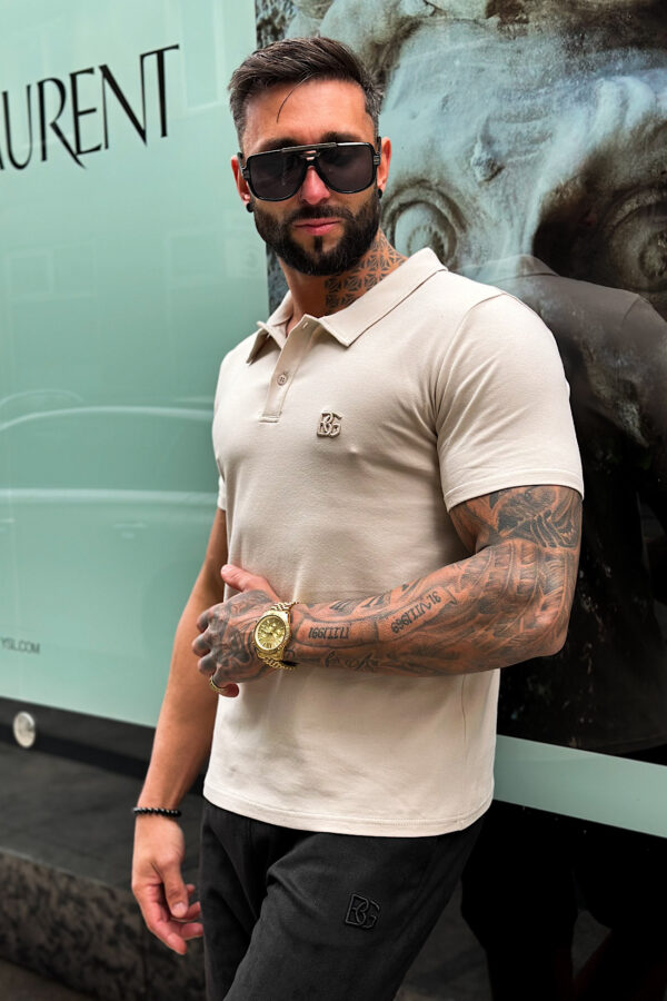 T-Shirt męski BG Polo | beż