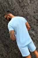 T-Shirt męski BG Bond | błękitny