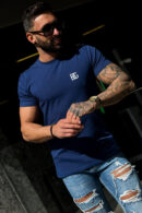 T-Shirt męski BG Bond | granatowy