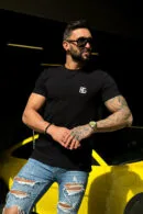 T-Shirt męski BG Bond | czarny