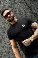 T-Shirt męski BG Bond | czarny